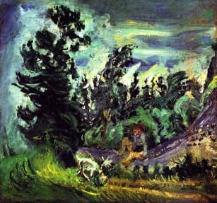 Landscape At Champigny, Oil on Canvas